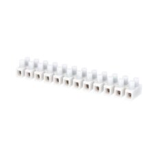 Přístrojová svorkovnice PA12S, 12x2,5-10mm2, T85, PP, bílá ELEMAN 1101051
