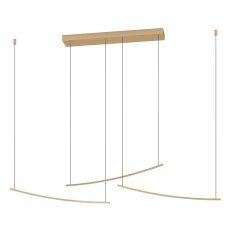 Závěsné svítidlo VILLEGGI LED-CCT 22W IP20 matná mosaz  EGLO 902167