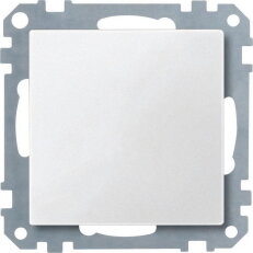 Záslepka, Merten System M, polar white, termoplast matný SCHNEIDER 391819