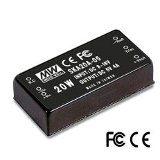 Měnič DC/DC modulový 20W 15V MEAN WELL SKA20C-15
