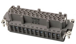 Vložka konektoru BHT 24 se šroubovými dutinkami WALTHER 710124HT