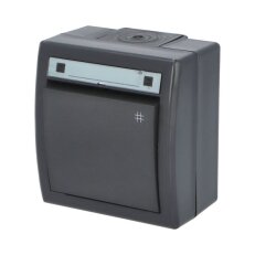 ATLAS 2K IP55 Přepínač křížový č.7, antracitový FAMATEL 19080-09