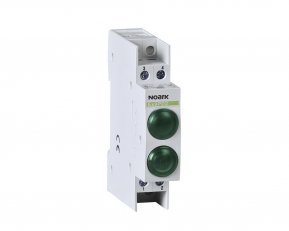 Světelné návěstí NOARK 102454 EX9PD2GG 6,3V AC/DC, 2 zelená LED