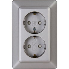 927720089 Double earthed socket outlet,