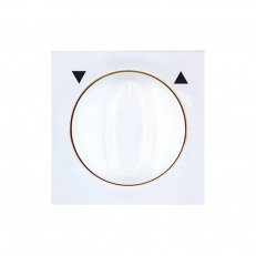 Obzor Elegant DSE 00-21601-000000 Kryt žaluziového otočného ovladačeSněhově bílá