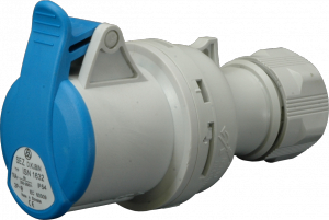 Spojovací zásuvka 500 V, IP 44, 16 A, 4-