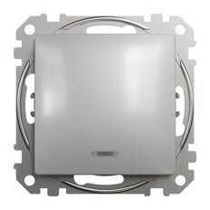 Sedna D/E Přepínač křížový ř.7So orient.kontrolka Aluminium SCHNEIDER SDD113107L