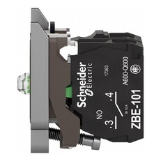 Schneider ZB4BW0G11 Polosestava objímky s kontakty, 1 Z, 110...120V, bílá