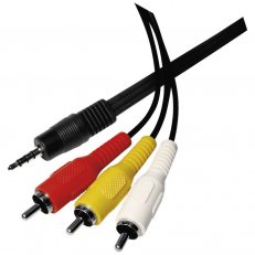 JACK kabel 3,5MM/M-3RCA/M 1,5M Emos SD5401
