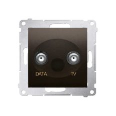DAD1.01/46 Zásuvka TV-DATA, (strojek s k
