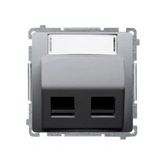 BMGPS2P.02/43 Kryt zásuvky komunikační d