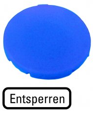 Eaton M22-XD-B-D14 Tlačítková výplň, bez prosvětlení, zapuštěná,Entsperren,modrá