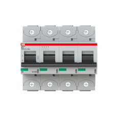 S804N-B32 jistič 4P char. B 32A s klecovou svorkou 36kA ABB 2CCS894001R0325