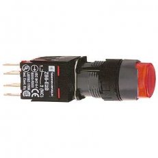 Schneider xB6AE4B5B Ovládač stiskací prosvětlený,1 Z+1V-rudý
