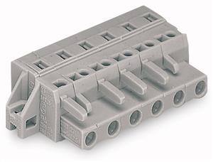Pružinová svorka CAGE CLAMP 2,5mm2 šedá 4pól. WAGO 231-204/031-000