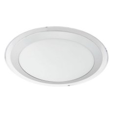 Stropní svítidlo COMPETA 1 LED d335 bílá/stříbrná/čirá 15,6W IP20 EGLO 95677