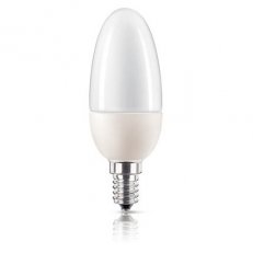 Úsporná zářivka Philips Softone Candle 5W E14 230-240V WW 1PF/12