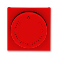Kryt regulátoru otáček s maticí 3294H-A00130 65 červená/kouř. černá Levit ABB
