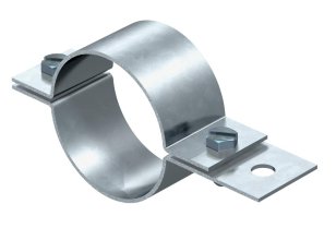 OBO 303 DIN-1 1/2 Příchytka trubková 1 1/2'', Ocel, žárově zinkováno