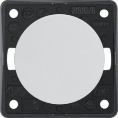 Kolébkový vypínač, řazení 6, 16 AX, 250VAC, Integro Flow/Pure, bílá, lesk