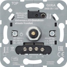 S3000 vož. univLED ot.stm. Komfort vložka GIRA 245500