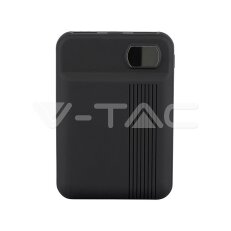 10000 mAh Power Bank Black, VT-3504 V-TAC SKU8850
