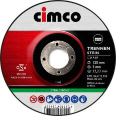 Korundový řezný kotouč na beton - 120 mm CIMCO 208922
