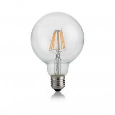 LAMPADINA CLASSIC E27 8W GLOBO D95 TRASP