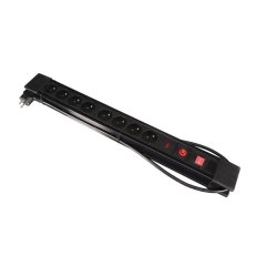 Zásuvková lišta s ochranou proti přepětí a přetížení, 8x FK TECHNICS 4814024-01