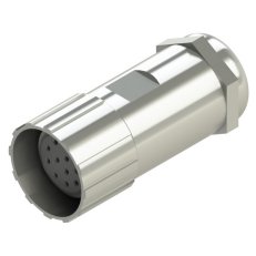 Konektor M23 (zásuvka), přímý, 19 pólů, průměr kabelu 7-12 mm pro vlastní montáž