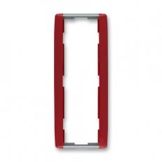 ELEMENT Trojrámeček svislý karmínová/led. šedá ABB 3901E-A00131 24