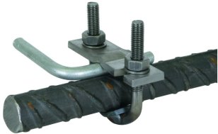 Třmenová svorka ocel, pro prům. 16-48mm, pro prům. 10mm a pásek 30-40mm
