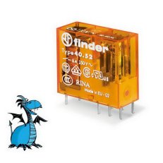 Relé, DIN/PS, 2P/8A,110V AC FINDER 40.52.8.110.0000