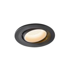NUMINOS MOVE S, zápustné stropní svítidlo černé/bílé 2700 K 40° SLV 1005323