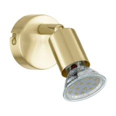 Bodové svítidlo BUZZ-LED 1xGU10 mosaz 2,8W IP20 EGLO 33184