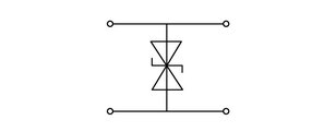 Svorka pro moduly dvoupatrová s bočnicí šedá 2,5mm2 DC110V WAGO 280-944/281-592