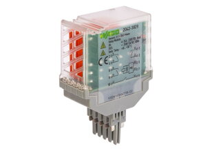 Reléový modul, vstupní jmenovité napětí AC/DC 24-230 V, 4 spínací kontakty
