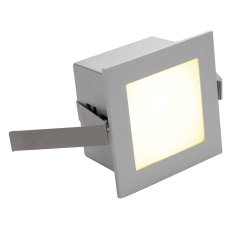 FRAME BASIC vestavné svítidlo LED 3000K hranaté stříbrošedé vč. listových pružin