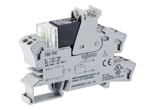 Polovodičové relé SSR, 24VDC, výstupní napětí DC 0-24 V, šedá WAGO 788-700