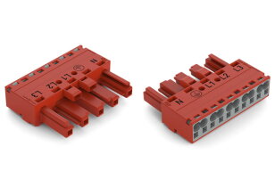 Zdířka 5pól. Kód. P červená WAGO 770-1305