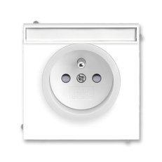 ABB NEO Zásuvka s ochr. kolíkem s clonkami bílá/ledová bílá 5519M-A02352 01