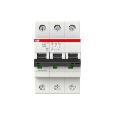 ABB S203MT-C16, třífázový jistič,  16A, C, 10kA, určeno pro drážní aplikace