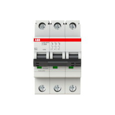 ABB S203MTR-Z20, třípólový jistič, 20A, Z, 10kA, určeno pro drážní aplikace