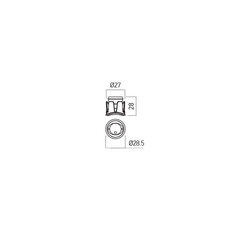 XHAND REC. HANDRAIL LIGHT 1.5W DC12-24V