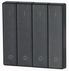 CWIZ-04/14 Kryt RF tlačítka 4x1/4 55x55mm 1-0 Antracitová matná Eaton 147600