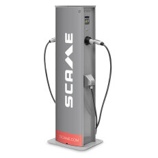 SCAME Nabíjecí stanice SCAME 2x kabel s konektorem T2, výkon 2x22kW, 400V/63A