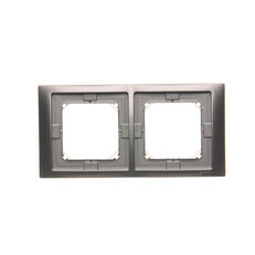 Rámeček 2-násobný Neos IP44 s těsněním, Inox BMRC2B/21