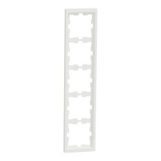 Rámeček Merten D-Life, pětinásobný, nordic white, plast SCHNEIDER MTN4050-6537
