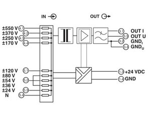 Měřicí převodník napětí MACX MCR-VDC PHOENIX CONTACT 2906242
