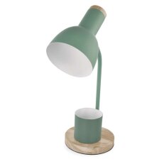 Stolní lampa POPPY na žárovku E27, zelená EMOS Z7640GR